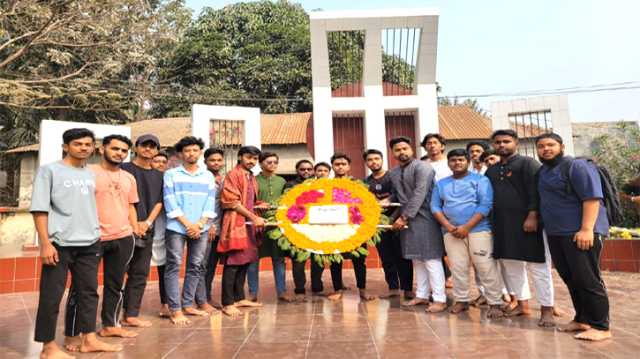 সিদ্ধিরগঞ্জে ভাষা শহীদদের প্রতি বৈষম্যবিরোধী ছাত্র আন্দোলনের শ্রদ