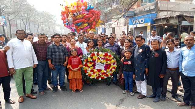 বিনম্র শ্রদ্ধায় একুশের বীর শহীদদের স্মরণ করলো পূজা পরিষদ