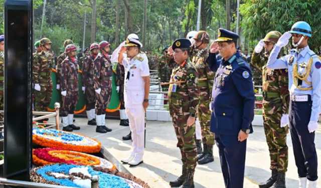 সশস্ত্র বাহিনীতে প্রথমবারের মতো ‘জাতীয় শহীদ সেনা দিবস’ পালিত