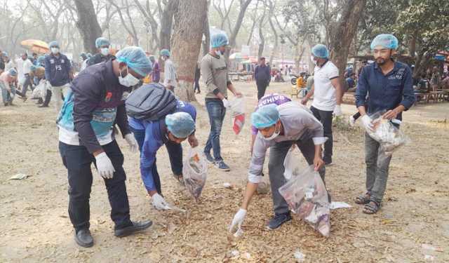 ইবি শাখা ছাত্রদলের ক্যাম্পাস পরিচ্ছন্নতা কর্মসূচি শুরু