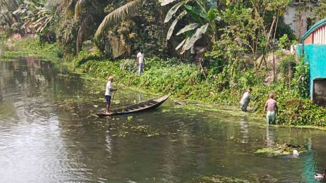 প্রাণ ফিরেছে গিমাডাঙ্গা-টুঙ্গিপাড়া খালের