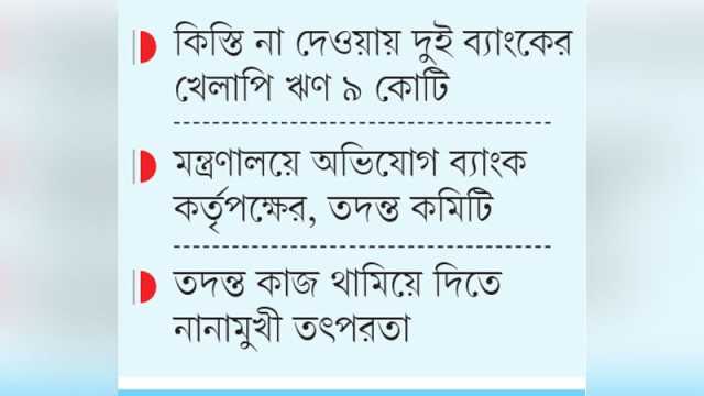 ব্যবসায়ী সেজে আমলার সাড়ে ৭ কোটি টাকা ঋণ