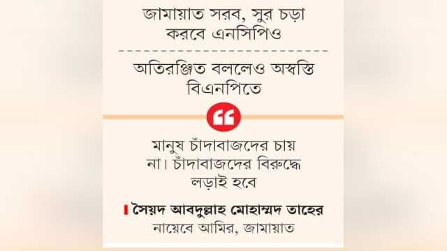 চাঁদাবাজি ইস্যুতে বিএনপিকে ভোটে ঘায়েলের কৌশল