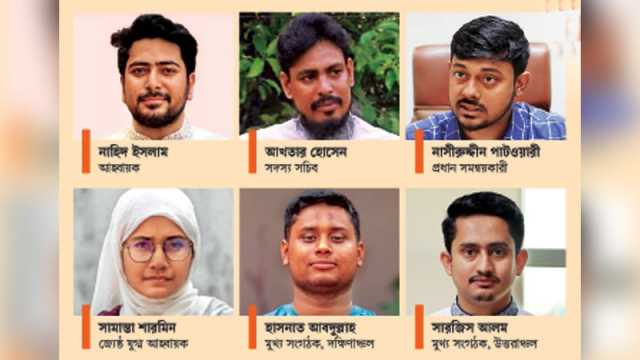 আজ বিকেলে আত্মপ্রকাশ, জাতীয় নাগরিক পার্টির শীর্ষ পদে যারা