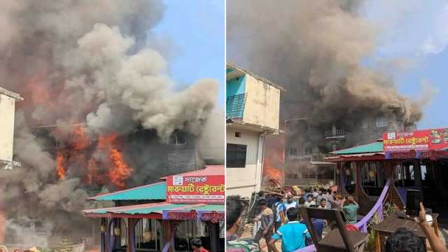 সাজেক ভ্যালিতে লাগা আগুন নিয়ন্ত্রণে