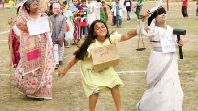 মাইলস্টোন স্কুলের বার্ষিক ক্রীড়া প্রতিযোগিতা