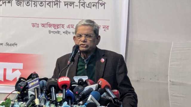 নিরপেক্ষ ভূমিকা পালন করতে পারছে না অন্তর্বর্তী সরকার: মির্জা ফখরুল 