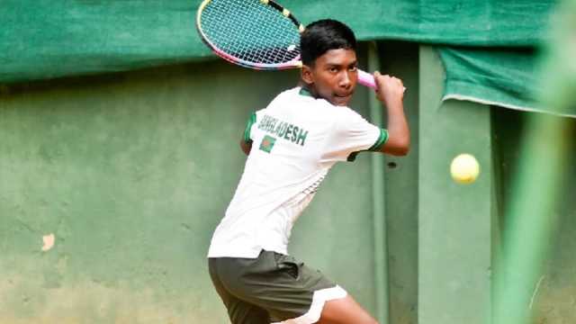 শ্রীলঙ্কায় টেনিসের সেমিফাইনালে বাংলাদেশের কাব্য