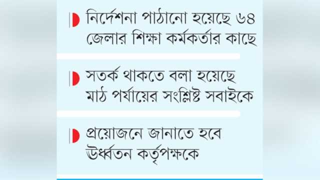 ‘অপপ্রচারে’ জড়ালে শিক্ষার্থীর বিরুদ্ধে ব্যবস্থা নেবে মাউশি