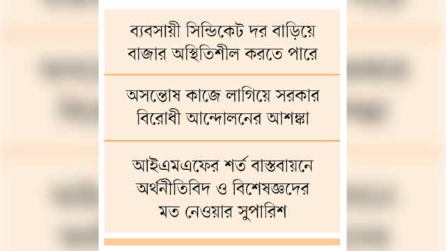 মূল্যস্ফীতির মধ্যে শুল্ক-কর বৃদ্ধিতে জনরোষের বার্তা